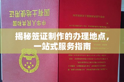 新宾揭秘签证制作的办理地点，一站式服务指南