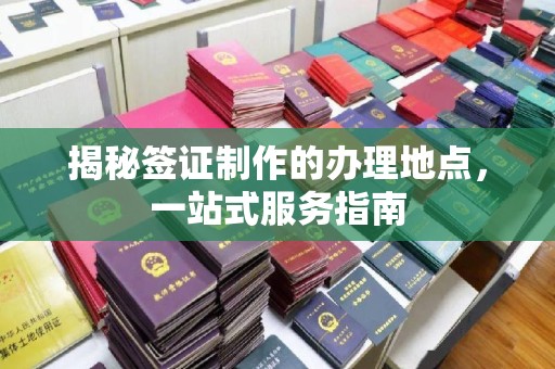新宾揭秘签证制作的办理地点，一站式服务指南